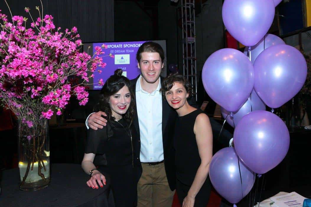 Event co-chairs Coby Kramer-Golinkoff and Bronwyn Breitner with Emily