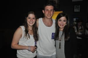 Brandon with Emily and her sister, Julia, at the Tulane Spring Event