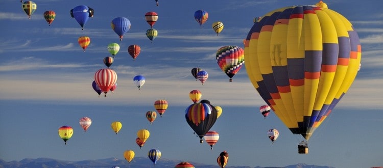 hot air balloon real image